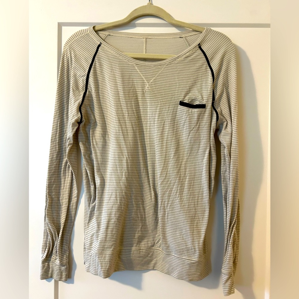 Lululemon Silver Infused Long Sleeve